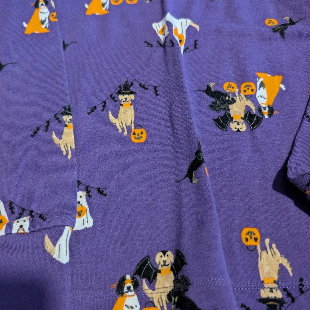 GAP Kids Purple Halloween Pajama Set